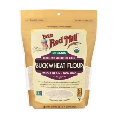 BOB'S RED MILL Organic Whole Grain Buckwheat Flour 624 Grams