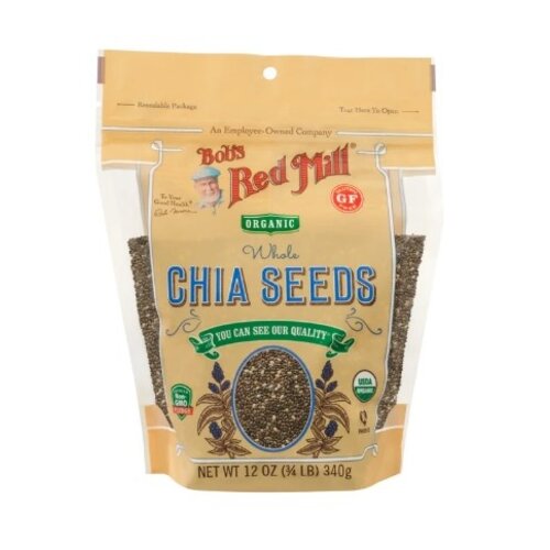 BOB'S RED MILL Organic Whole Chia Seeds Gluten Free 340 Grams