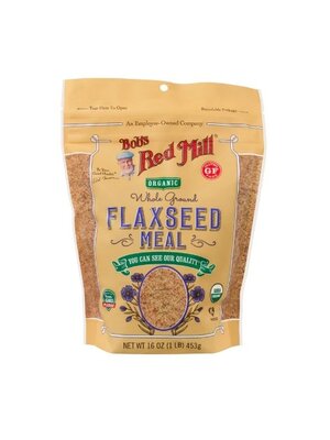 BOB'S RED MILL Organic Whole Ground Flaxseed Meal Gluten Free 453 Grams