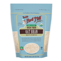 Organic High Fiber Oat Bran Hot Cereal 510 Grams