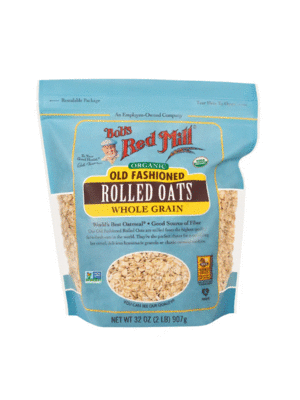 BOB'S RED MILL Organic Old Fashioned Rolled Oats Whole Grain 907 Grams