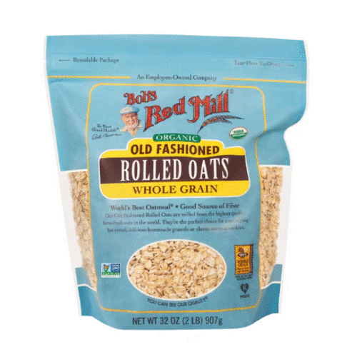 BOB'S RED MILL Organic Old Fashioned Rolled Oats Whole Grain 907 Grams