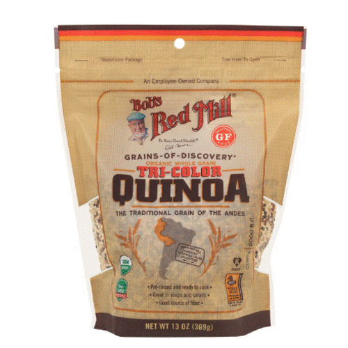 BOB'S RED MILL Organic Whole Grain Tricolor Quinoa Grains Gluten Free 369 Grams