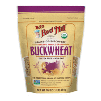 Organic Whole Grain Buckwheat Groats Raw 454 Grams