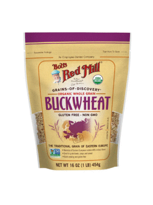 BOB'S RED MILL Organic Whole Grain Buckwheat Groats Raw 454 Grams