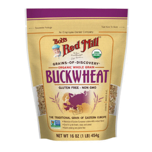 BOB'S RED MILL Organic Whole Grain Buckwheat Groats Raw 454 Grams