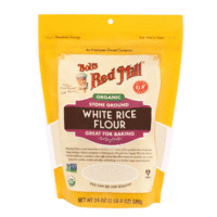 Organic Stone Ground White Rice Flour  Gluten Free 680 Grams