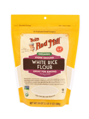 BOB'S RED MILL Organic Stone Ground White Rice Flour  Gluten Free 680 Grams