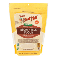 Organic Whole Grain Brown Rice Flour Gluten Free 680 Grams