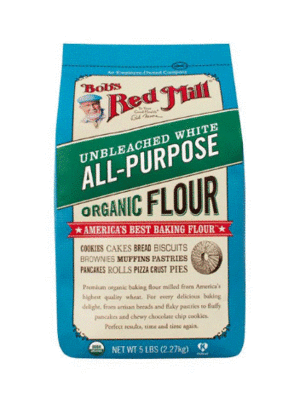 BOB'S RED MILL Organic Unbleached All Purpose White Flour 2.27