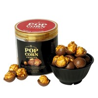 Caramel Popcorn coated with Nutella and Milk Chocolate 140 Grams