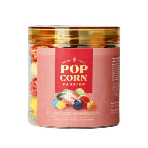 POPCORN PASSION Gourmet Mixed Berries Popcorn 60 Grams