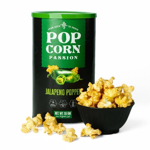 POPCORN PASSION Jalapeno Popper Popcorn 55 Grams