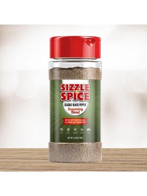 SIZZLE & SPICE Sea Salt Black Pepper Seasoning 120 Grams