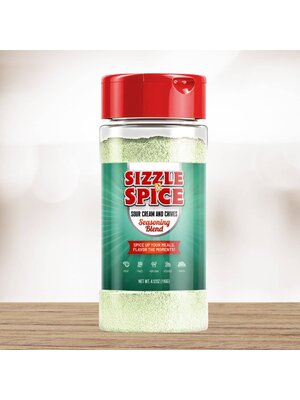 SIZZLE & SPICE Sour Cream & Chives Seasoning Spices 120 Grams