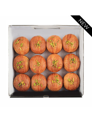 BAKEMART Croissant Bun Pistachio 1 Box  50g x 12 Pieces