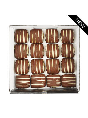 BAKEMART Tiger Croissant Dark Chocolate 16 x 40 Grams