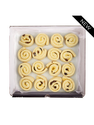 BAKEMART Danish Raisin Roll 16 x 40 Grams