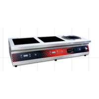 Induction Table Top Three Burner Range