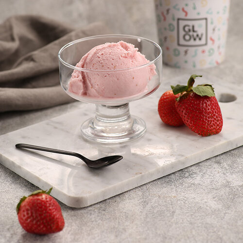 GLOW Strawberry Ice Cream – Low Fat Sugar Free