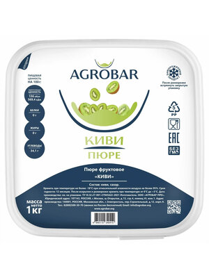 AGROBAR Kiwi Puree 6 x 1 KG