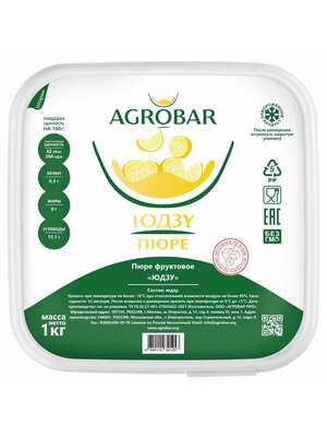 AGROBAR Yuzu Puree 6 x 1 KG