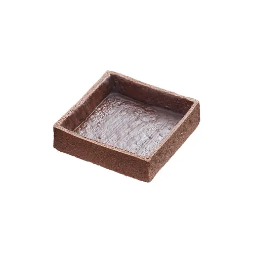 EMF BOUTIK PROFESSIONAL Frozen Chocolate Square Tart Shells Coated with Butter - Mini (5-7 Grams x 336 Pieces)