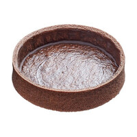 Frozen Chocolate Round Tart Shells Coated with Butter - Large (22-24 Grams x 72 Pieces)