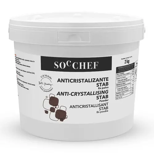 SOC CHEF Anti Crystallizer Sorbet Stabilizing Powder 2 KG