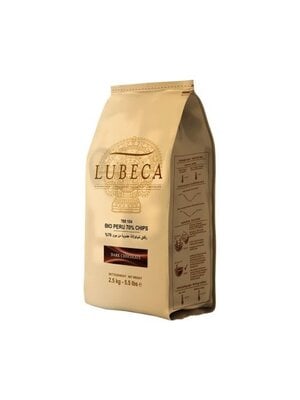 LUBECA Dark Chocolate Chip (70%) 2.5 KG