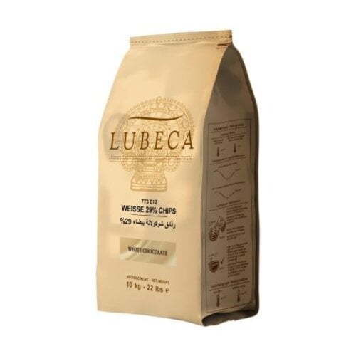 LUBECA White Chocolate Chip (29%) 10 KG