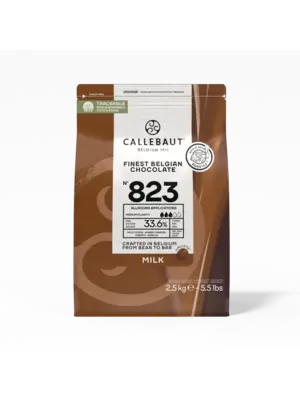 CALLEBAUT  Milk Chocolate 33.6%, 823 -  (Belgium)