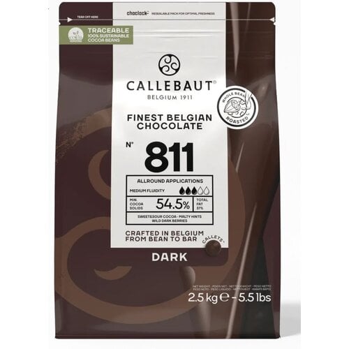 CALLEBAUT  Dark Chocolate 54.5%, 811 - (Belgium)