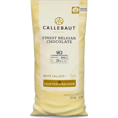 CALLEBAUT White Chocolate 28%, W2 - Blocks (Belgium) CALLEBAUT White Chocolate 28%, W2 - Blocks (Belgium)