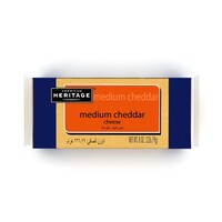Medium Cheddar Cheese Bar 8 oz