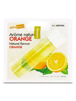 DECO RELIEF Natural Flavour ORANGE - 30ml bottle DECO RELIEF Natural Flavour ORANGE - 30ml bottle