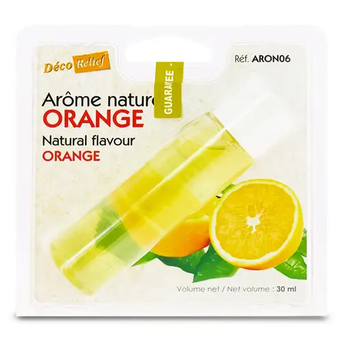 DECO RELIEF Natural Flavour ORANGE - 30ml bottle DECO RELIEF Natural Flavour ORANGE - 30ml bottle