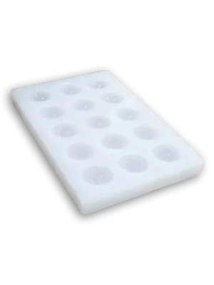 CACAO BARRY Polycarbonate (Plastic) Mould Half Sphere 4cm