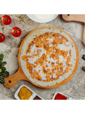 CHEF'S PLAY Pre-Cooked Frozen Butter Chicken Pizza 28 cm