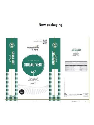 GRANDS MOULINS DE PARIS Flour Violette T45 (Gruau Vert) 25 KG