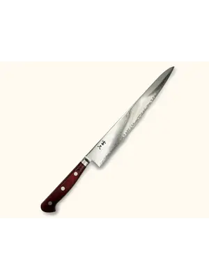 TOMIHISA 68 Layer Brown Handle Sujihiki 240mm