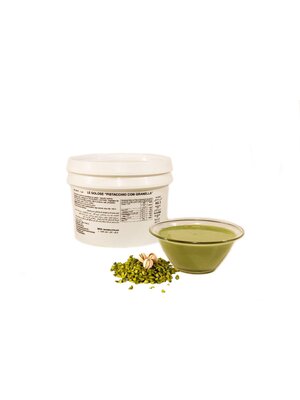 Bronte Trade Pistachio Spreadable Crunchy Cream 25% 3 Kg Bronte Trade Pistachio Spreadable Crunchy Cream 25% 3 Kg