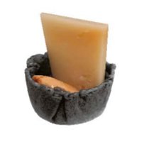 33x20mm Mini Basket Black Puff Pastry Tartlets