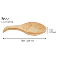Edible Spoon Tartlets 72x35mm