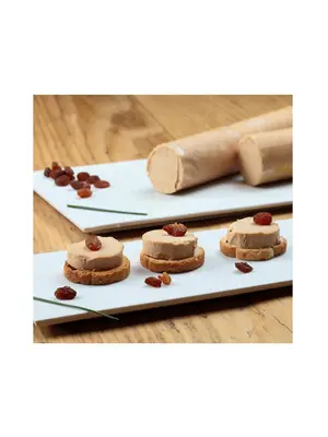 Block of duck Foie Gras Log/Flute (for Canapes) Block of duck Foie Gras Log/Flute (for Canapes)