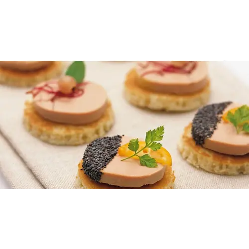 Block of duck Foie Gras Log/Flute (for Canapes)