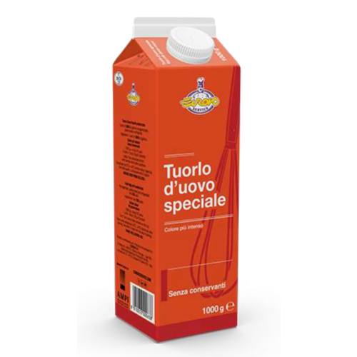 EUROVO Fresh Egg Yolk Super Dark 1kg Brik EUROVO Fresh Egg Yolk Super Dark 1kg Brik