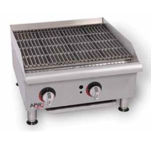 APW WYOTT Gas Charrock Broiler GCRB-24 I (X2) APW WYOTT Gas Charrock Broiler GCRB-24 I (X2)