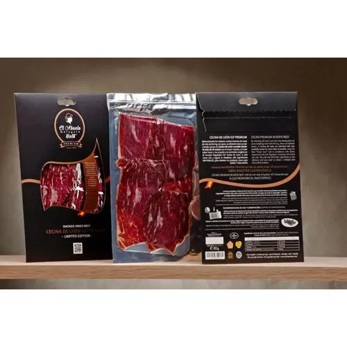 Halal Beef Cecina - Pre-Sliced 80g Halal Beef Cecina - Pre-Sliced 80g