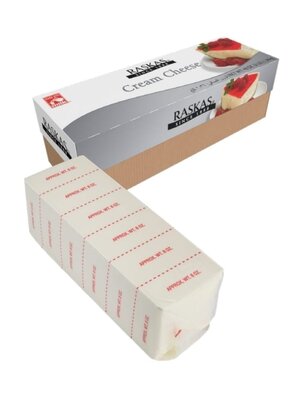 AMERICAN HERITAGE Raskas Cream Cheese Loaf Block 1.36 KG AMERICAN HERITAGE Raskas Cream Cheese Loaf Block 1.36 KG
